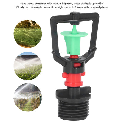 360 degrees Hanging Rotating Refraction Nozzle Misting Sprayer Atomization Nozzle Irrigation Tool G1/2 Male V1294-YM0523-3111210495011