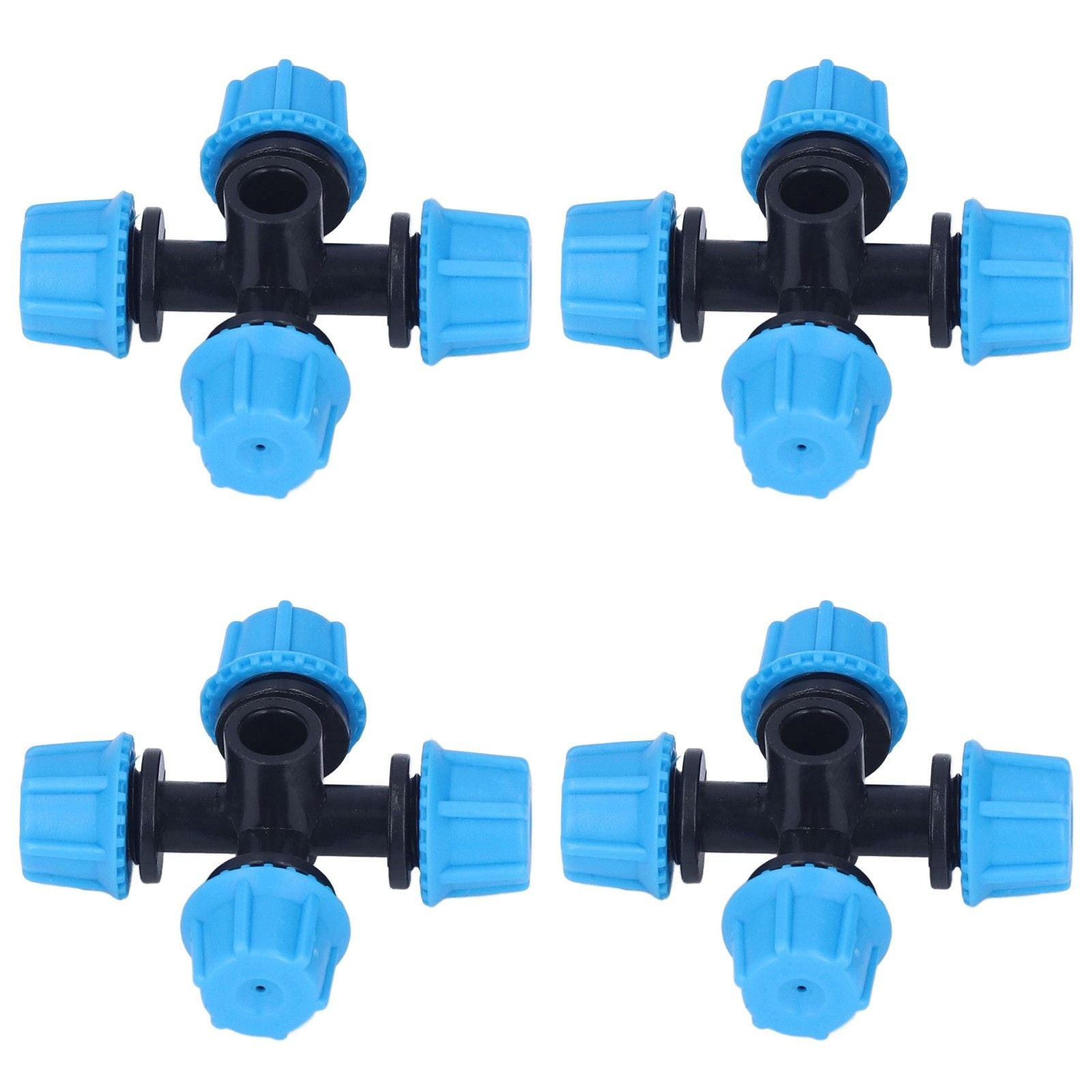 20Pcs Cross Spray Nozzle Irrigation Cross Atomization Micro Nozzle for Lawn Garden Terrace V1294-YM0523-3111210496811