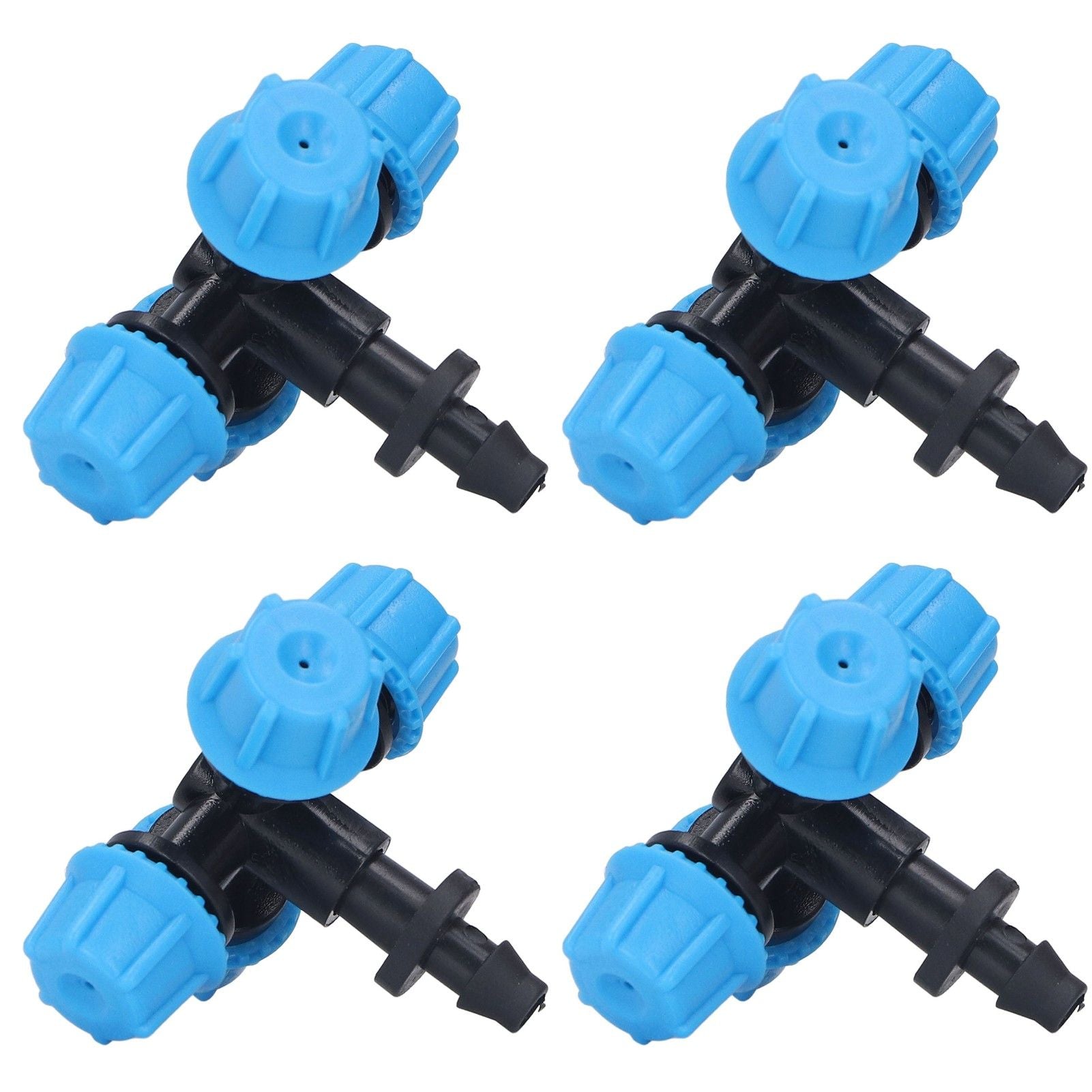 20Pcs Cross Spray Nozzle Irrigation Cross Atomization Micro Nozzle for Lawn Garden Terrace V1294-YM0523-3111210496811