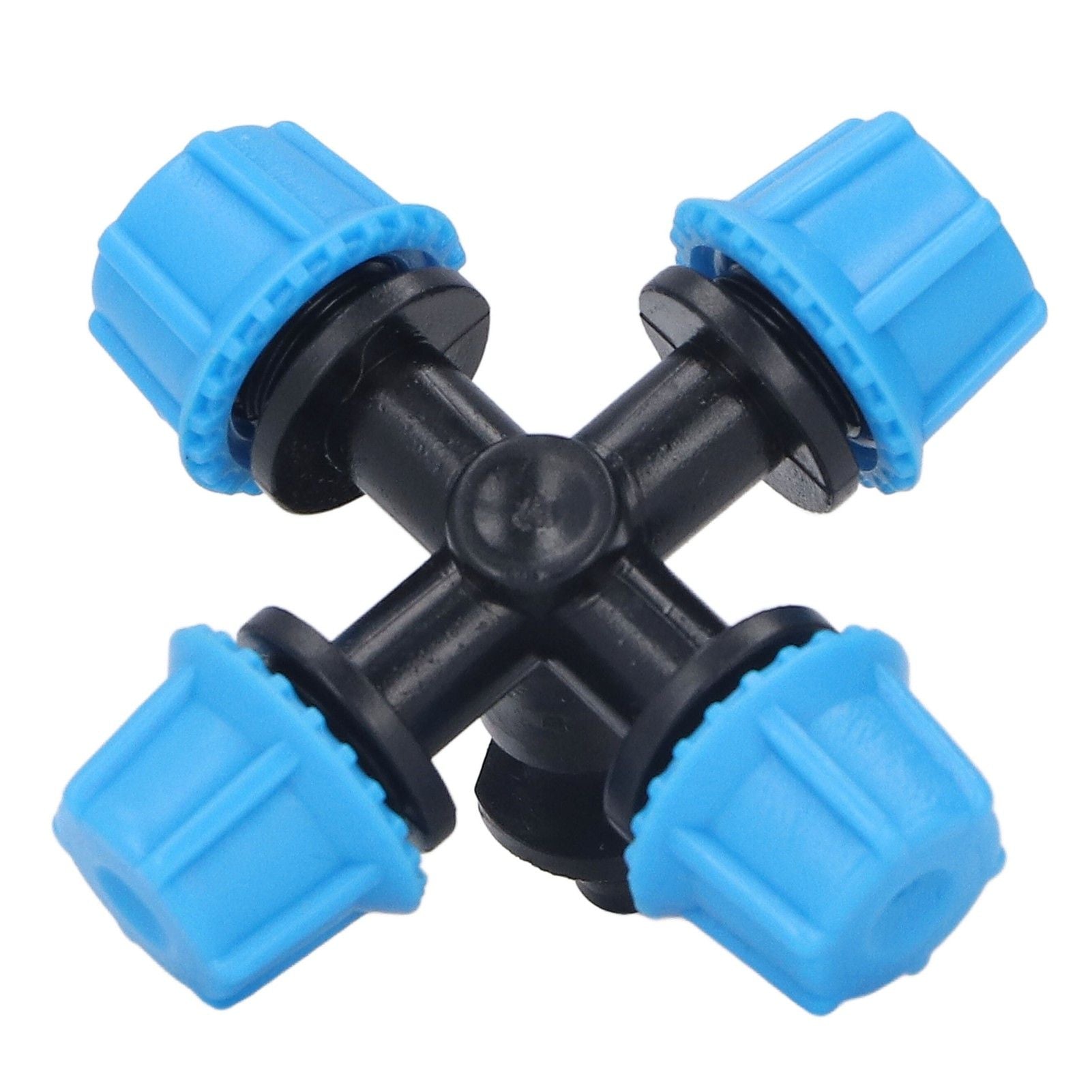 20Pcs Cross Spray Nozzle Irrigation Cross Atomization Micro Nozzle for Lawn Garden Terrace V1294-YM0523-3111210496811