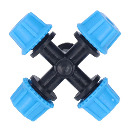 20Pcs Cross Spray Nozzle Irrigation Cross Atomization Micro Nozzle for Lawn Garden Terrace V1294-YM0523-3111210496811