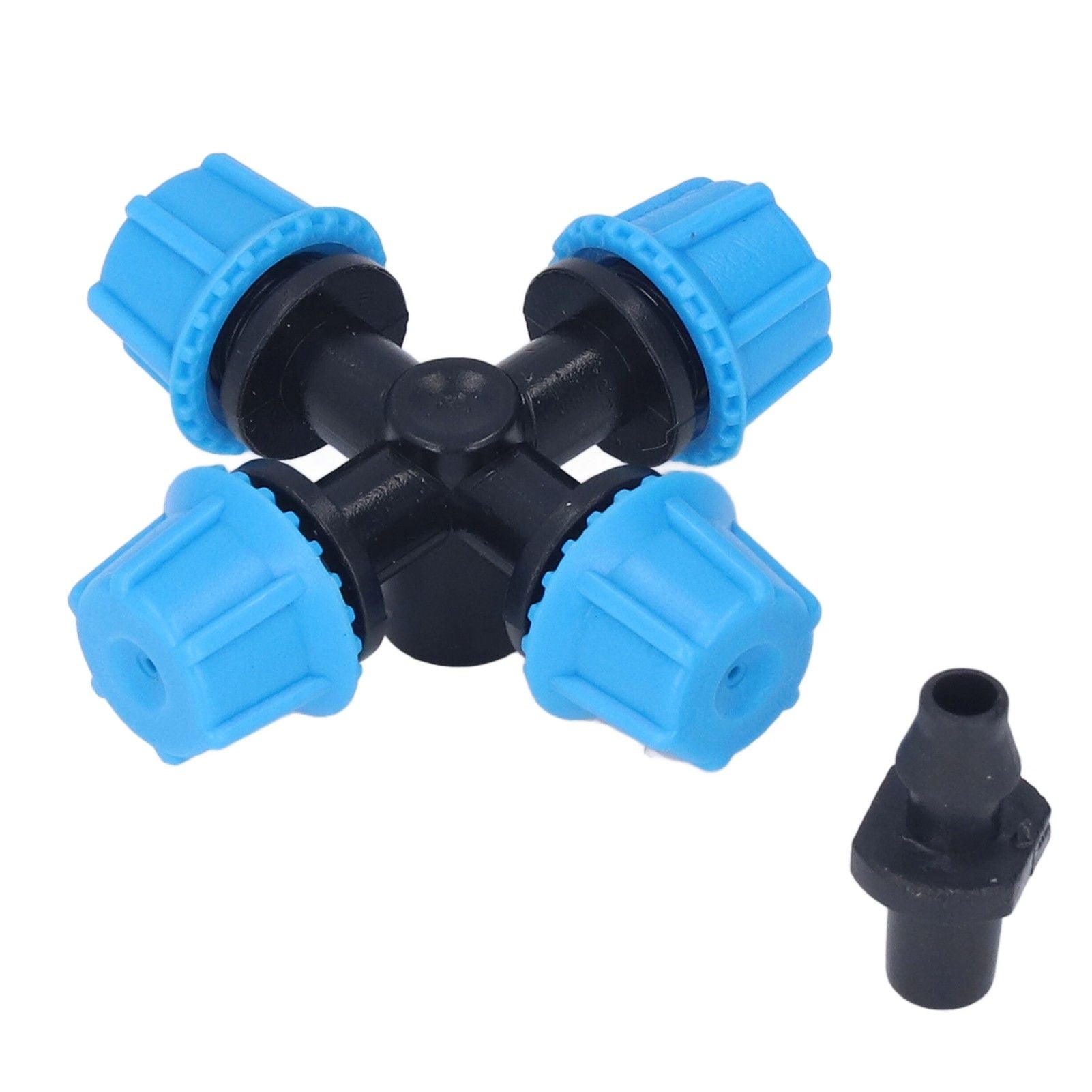 20Pcs Cross Spray Nozzle Irrigation Cross Atomization Micro Nozzle for Lawn Garden Terrace V1294-YM0523-3111210496811