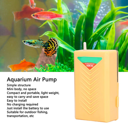 Aquarium Air Pump Simple Operation Easy Cleaning Energy Saving Using Mute Technology Small Oxygen Pump V1294-YM0523-3111210498111