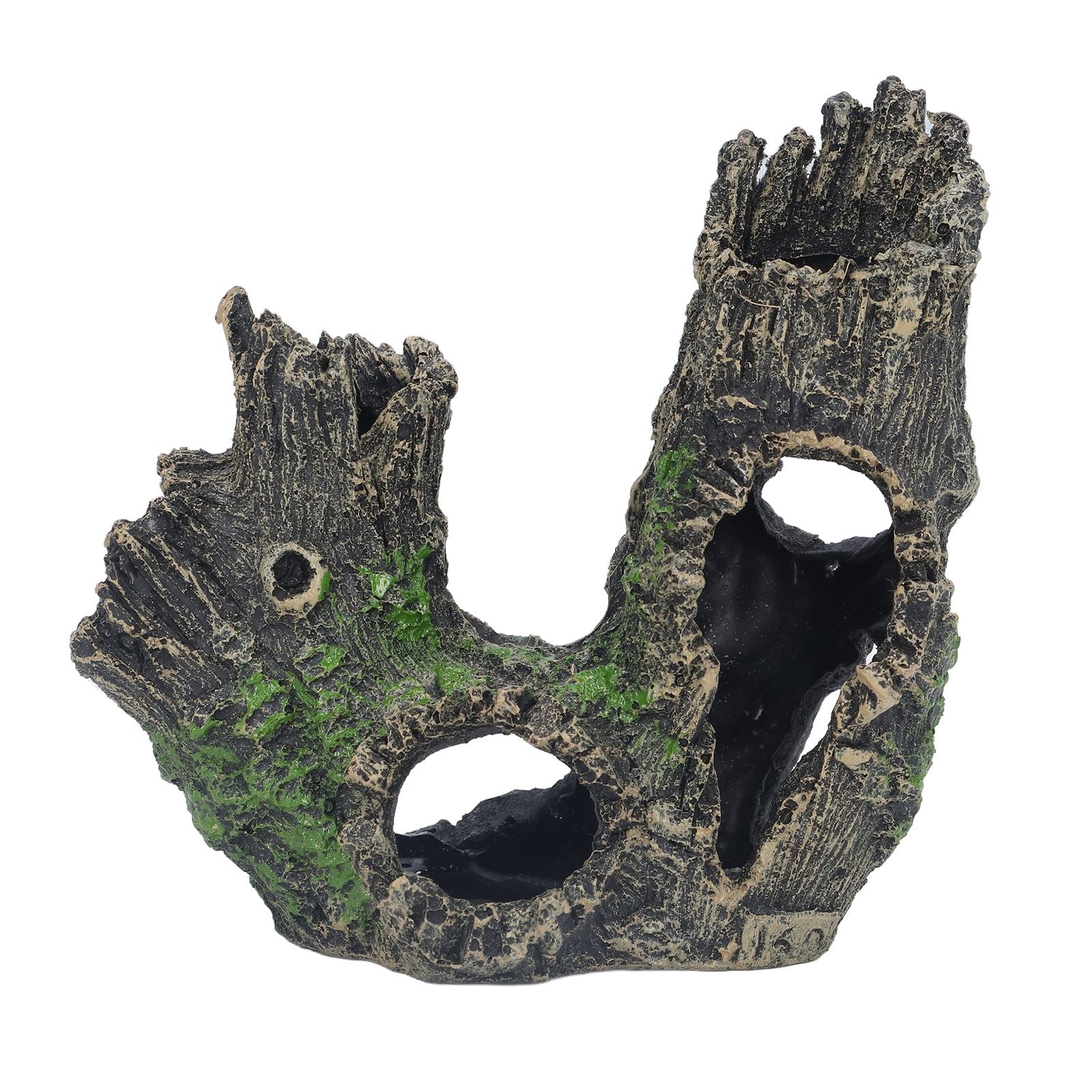 Aquarium Tree Stump Hole Exquisite Shrimp Dodging House Hollow Tree Hole Resin Crafts Decorations V1294-YM0523-3111210499611