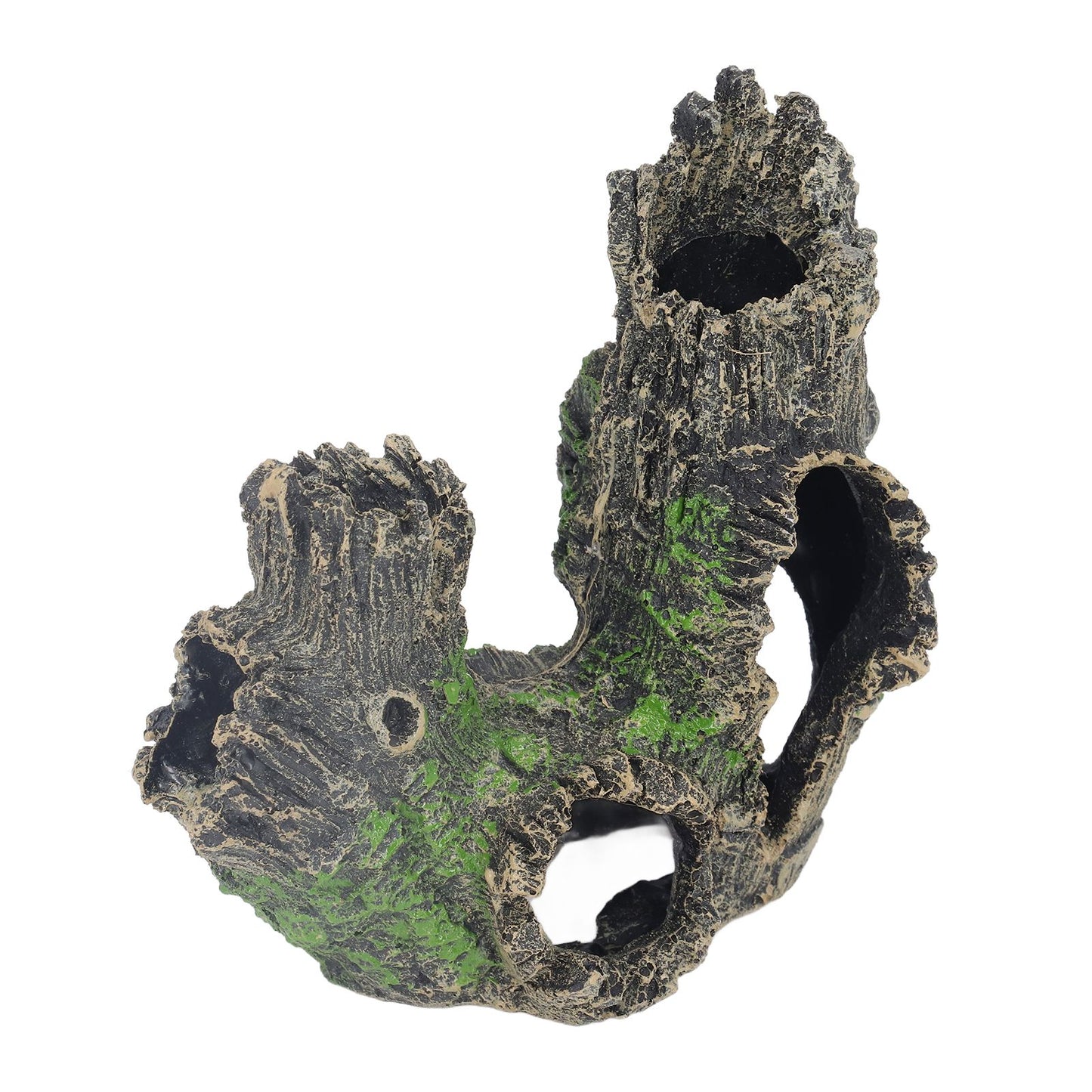 Aquarium Tree Stump Hole Exquisite Shrimp Dodging House Hollow Tree Hole Resin Crafts Decorations V1294-YM0523-3111210499611