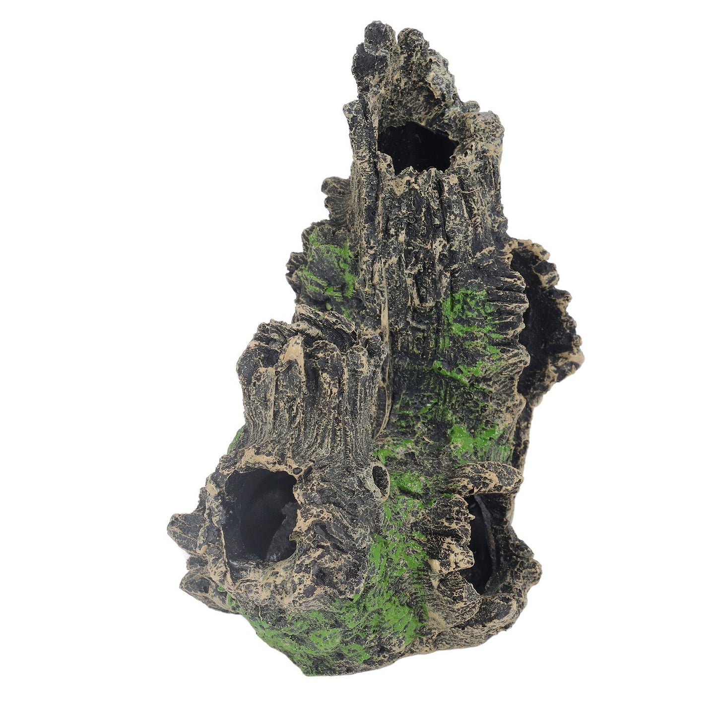 Aquarium Tree Stump Hole Exquisite Shrimp Dodging House Hollow Tree Hole Resin Crafts Decorations V1294-YM0523-3111210499611