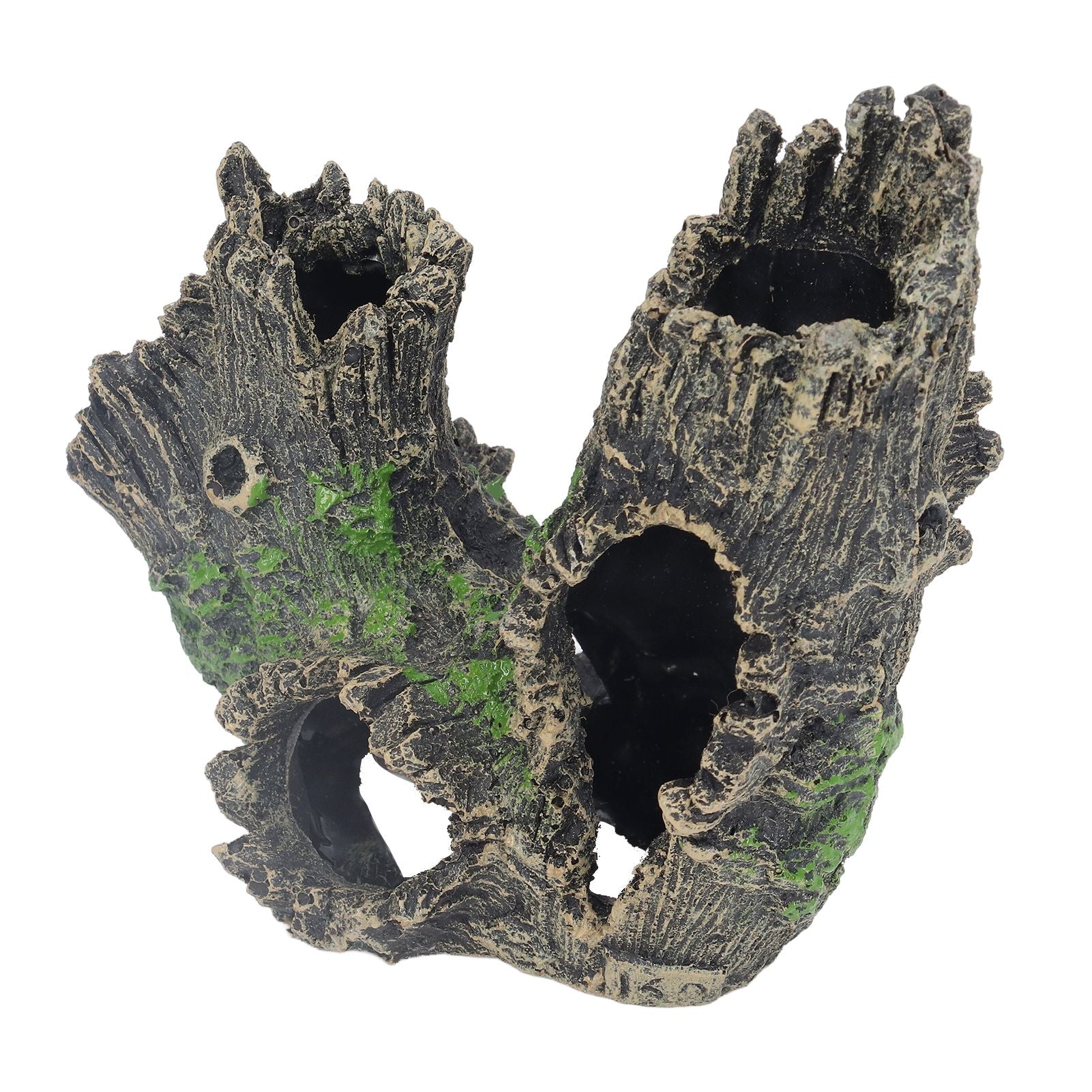 Aquarium Tree Stump Hole Exquisite Shrimp Dodging House Hollow Tree Hole Resin Crafts Decorations V1294-YM0523-3111210499611