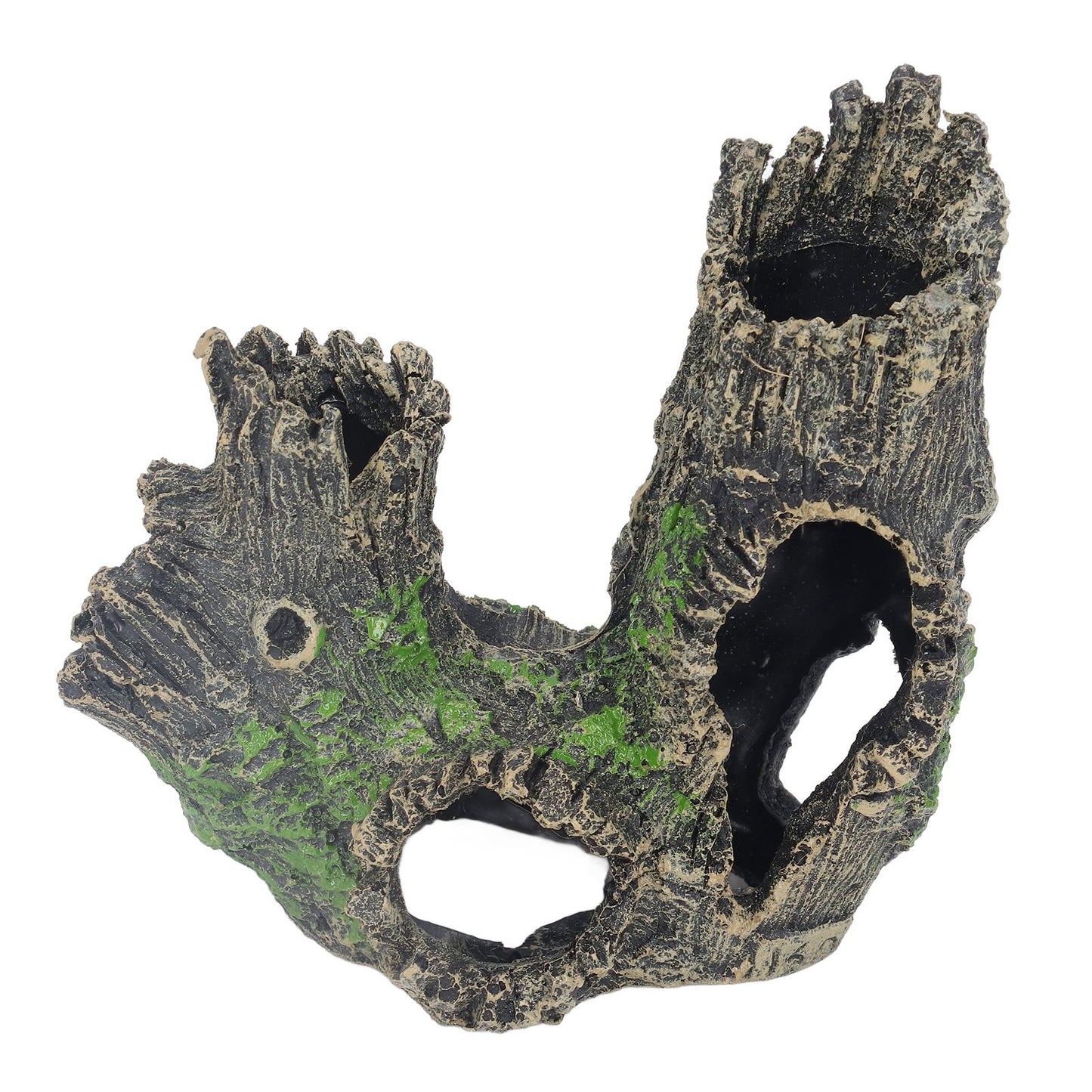 Aquarium Tree Stump Hole Exquisite Shrimp Dodging House Hollow Tree Hole Resin Crafts Decorations V1294-YM0523-3111210499611