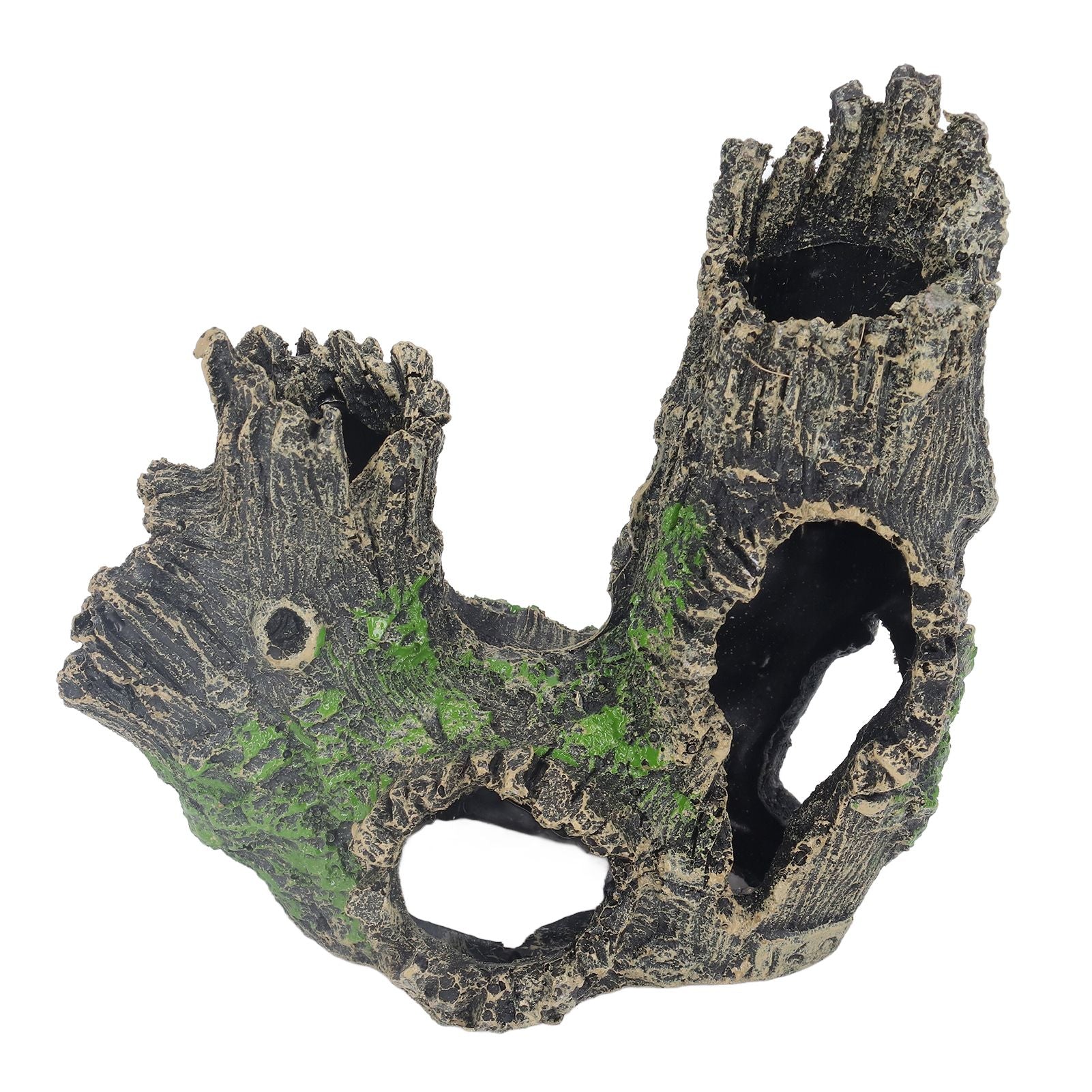 Aquarium Tree Stump Hole Exquisite Shrimp Dodging House Hollow Tree Hole Resin Crafts Decorations V1294-YM0523-3111210499611