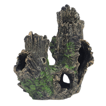 Aquarium Tree Stump Hole Exquisite Shrimp Dodging House Hollow Tree Hole Resin Crafts Decorations V1294-YM0523-3111210499611