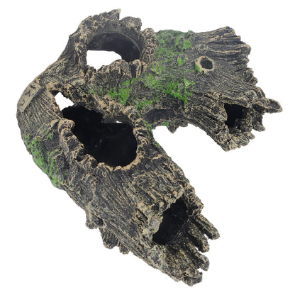 Aquarium Tree Stump Hole Exquisite Shrimp Dodging House Hollow Tree Hole Resin Crafts Decorations V1294-YM0523-3111210499611
