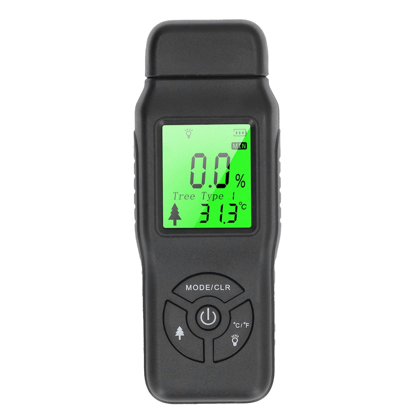Wood Moisture Meter Large LCD Easy Operation ATC Function Wide Application Stable Accurate Durable Water V1294-YM0523-3111210502111