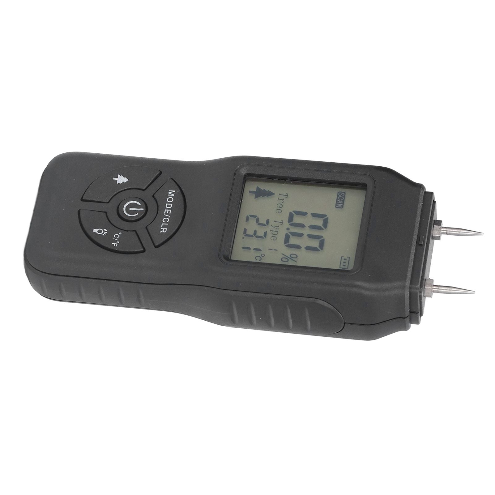 Wood Moisture Meter Large LCD Easy Operation ATC Function Wide Application Stable Accurate Durable Water V1294-YM0523-3111210502111