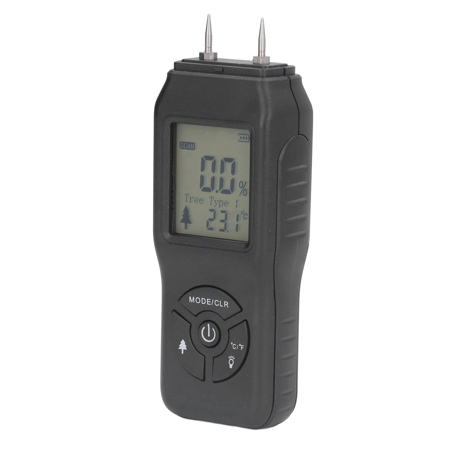 Wood Moisture Meter Large LCD Easy Operation ATC Function Wide Application Stable Accurate Durable Water V1294-YM0523-3111210502111