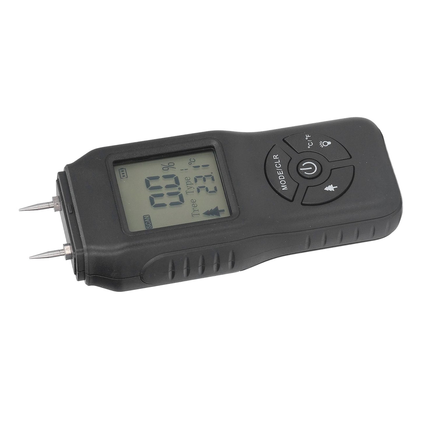 Wood Moisture Meter Large LCD Easy Operation ATC Function Wide Application Stable Accurate Durable Water V1294-YM0523-3111210502111