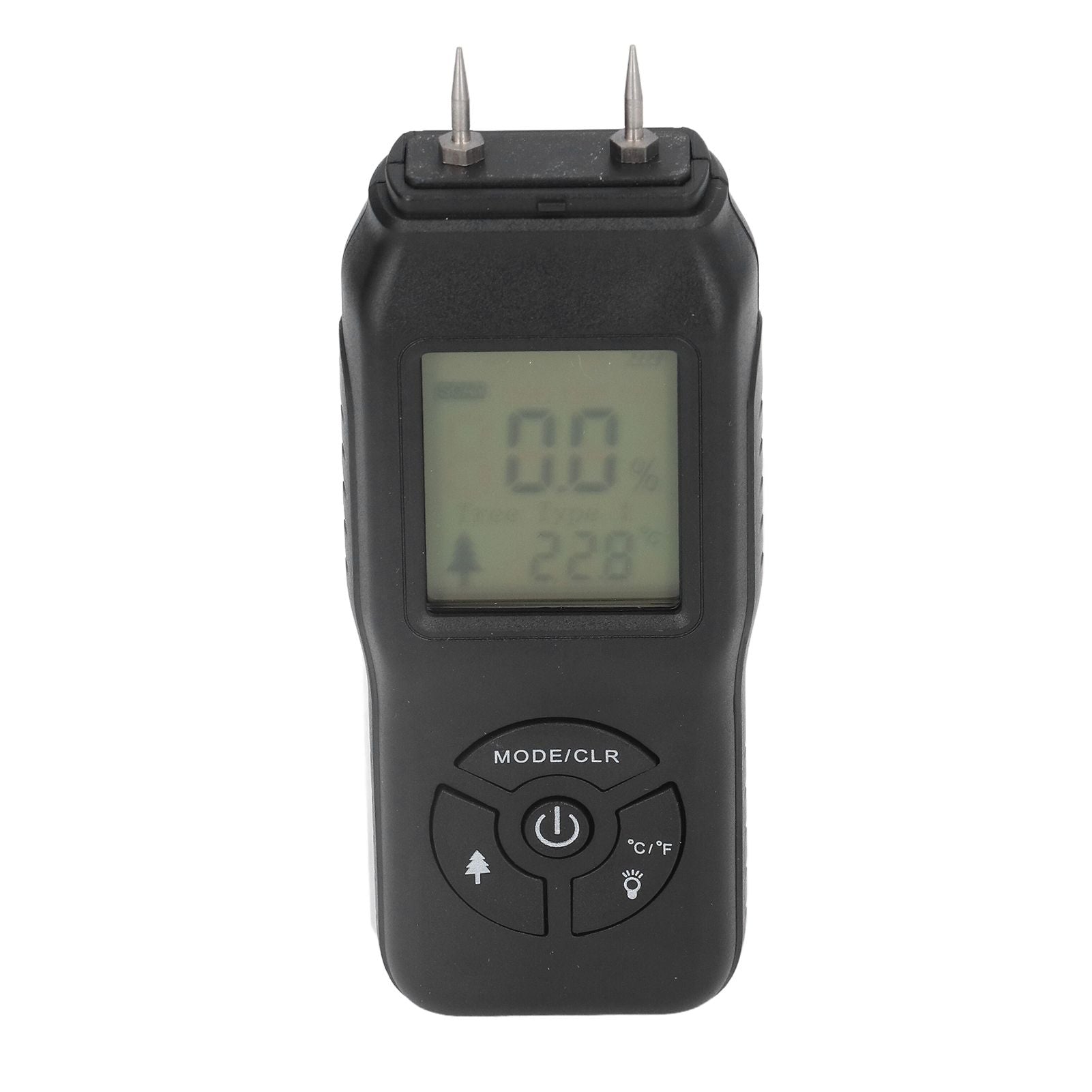 Wood Moisture Meter Large LCD Easy Operation ATC Function Wide Application Stable Accurate Durable Water V1294-YM0523-3111210502111