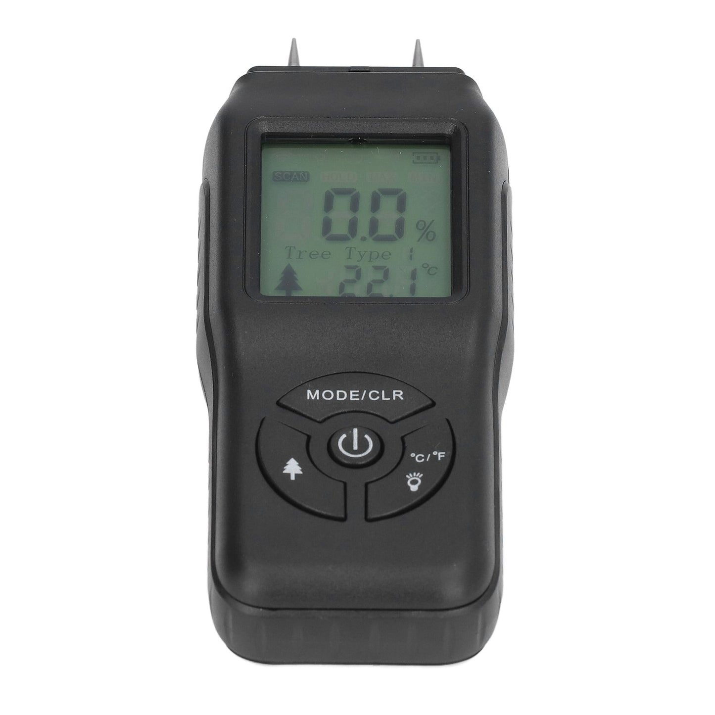 Wood Moisture Meter Large LCD Easy Operation ATC Function Wide Application Stable Accurate Durable Water V1294-YM0523-3111210502111