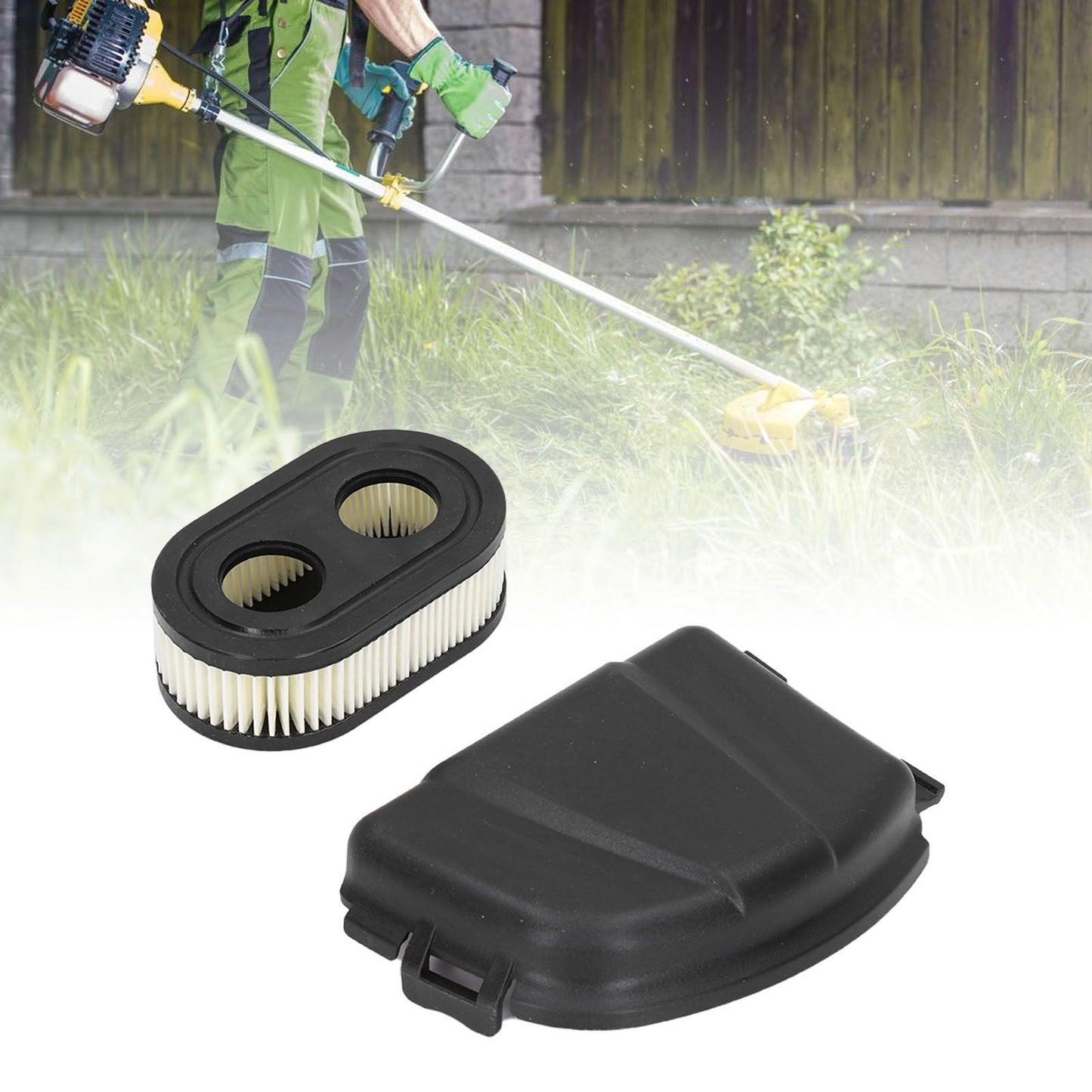 Lawn Mower Air Filter Replacement Plastic Garden Mower Filter Cover Set for Lawn Trimmer 798452 590548 V1294-YM0523-3111210502311