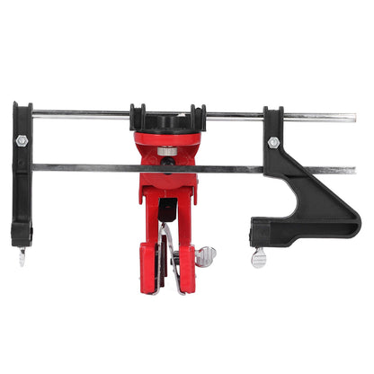 Chain Sharpener Sharpening Stone Guide Bracket Adjustable Steel Red Rustproof for Home V1294-YM0523-3111210503211
