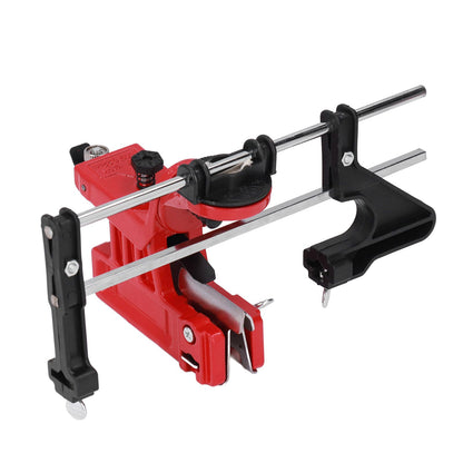 Chain Sharpener Sharpening Stone Guide Bracket Adjustable Steel Red Rustproof for Home V1294-YM0523-3111210503211