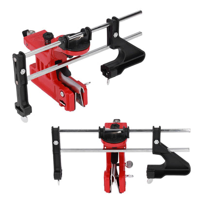 Chain Sharpener Sharpening Stone Guide Bracket Adjustable Steel Red Rustproof for Home V1294-YM0523-3111210503211