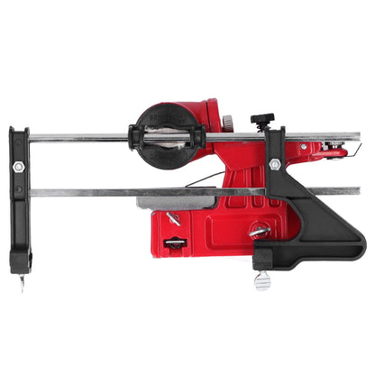 Chain Sharpener Sharpening Stone Guide Bracket Adjustable Steel Red Rustproof for Home V1294-YM0523-3111210503211