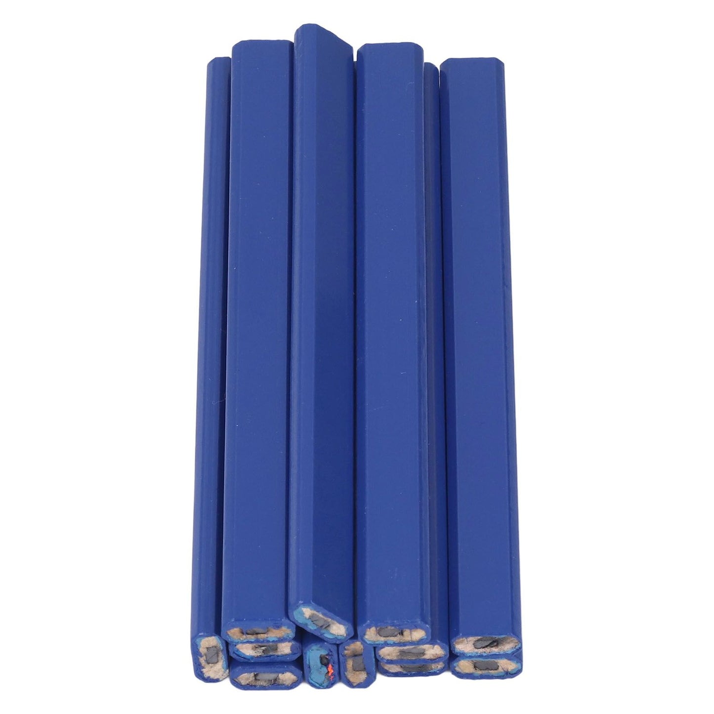 7in Carpenter Pencil Set with Sharpener Flat Octagonal Woodworking Pencil Wood Marking Pencil for Carpentry V1294-YM0523-3111210503511