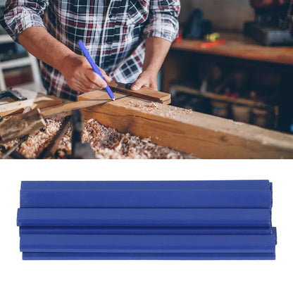 7in Carpenter Pencil Set with Sharpener Flat Octagonal Woodworking Pencil Wood Marking Pencil for Carpentry V1294-YM0523-3111210503511