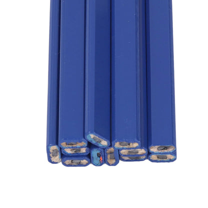 7in Carpenter Pencil Set with Sharpener Flat Octagonal Woodworking Pencil Wood Marking Pencil for Carpentry V1294-YM0523-3111210503511