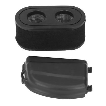 Air Cleaner with Cover Kit 594106 Plastics Black Wearproof Replacement for Lawn Mower Engine V1294-YM0523-3111210503611