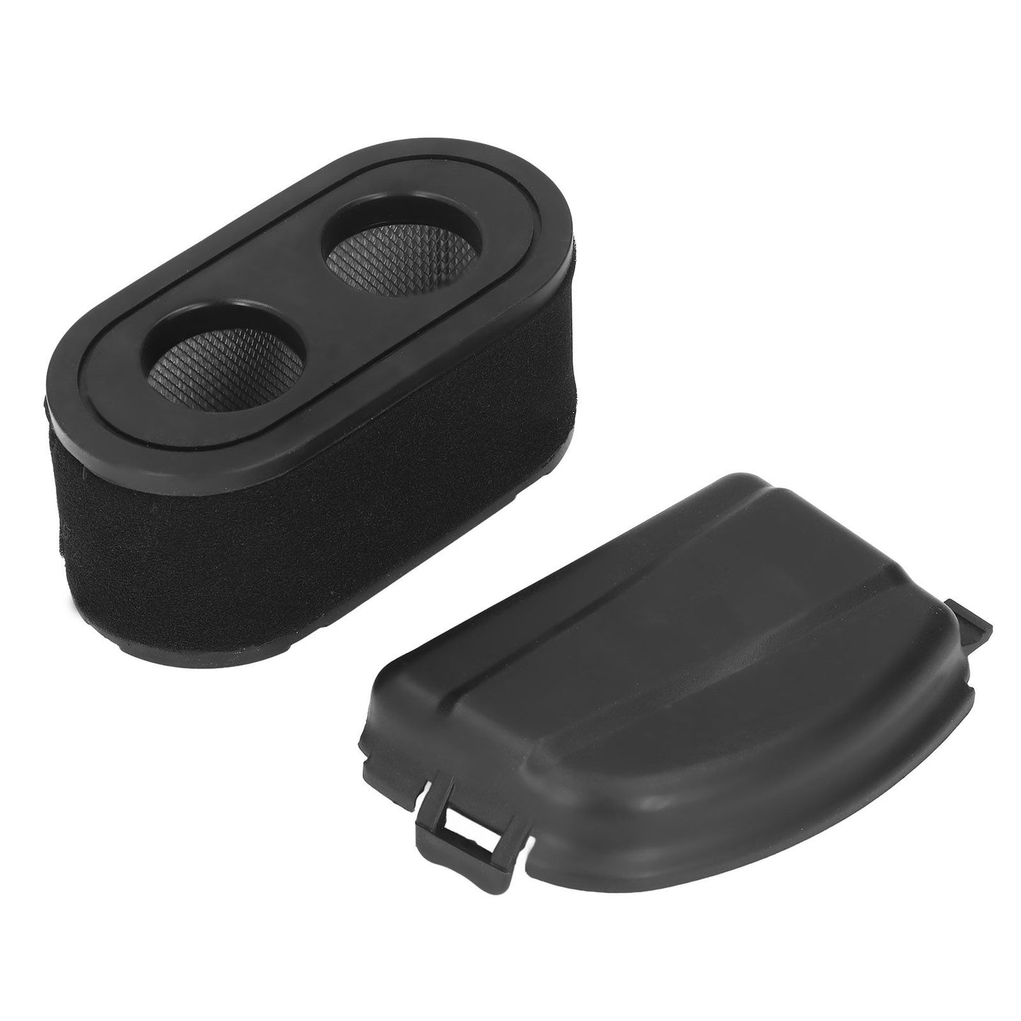 Air Cleaner with Cover Kit 594106 Plastics Black Wearproof Replacement for Lawn Mower Engine V1294-YM0523-3111210503611