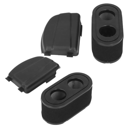 Air Cleaner with Cover Kit 594106 Plastics Black Wearproof Replacement for Lawn Mower Engine V1294-YM0523-3111210503611