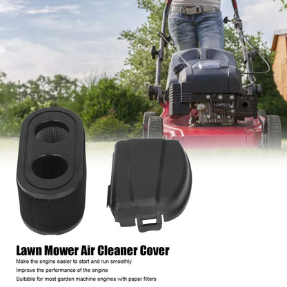 Air Cleaner with Cover Kit 594106 Plastics Black Wearproof Replacement for Lawn Mower Engine V1294-YM0523-3111210503611