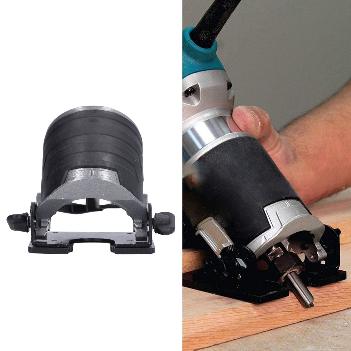 Electric Trimming Machine Base Aluminum Adjustable Woodworking Trimmer Base for Outdoor Garden V1294-YM0523-3111210503711