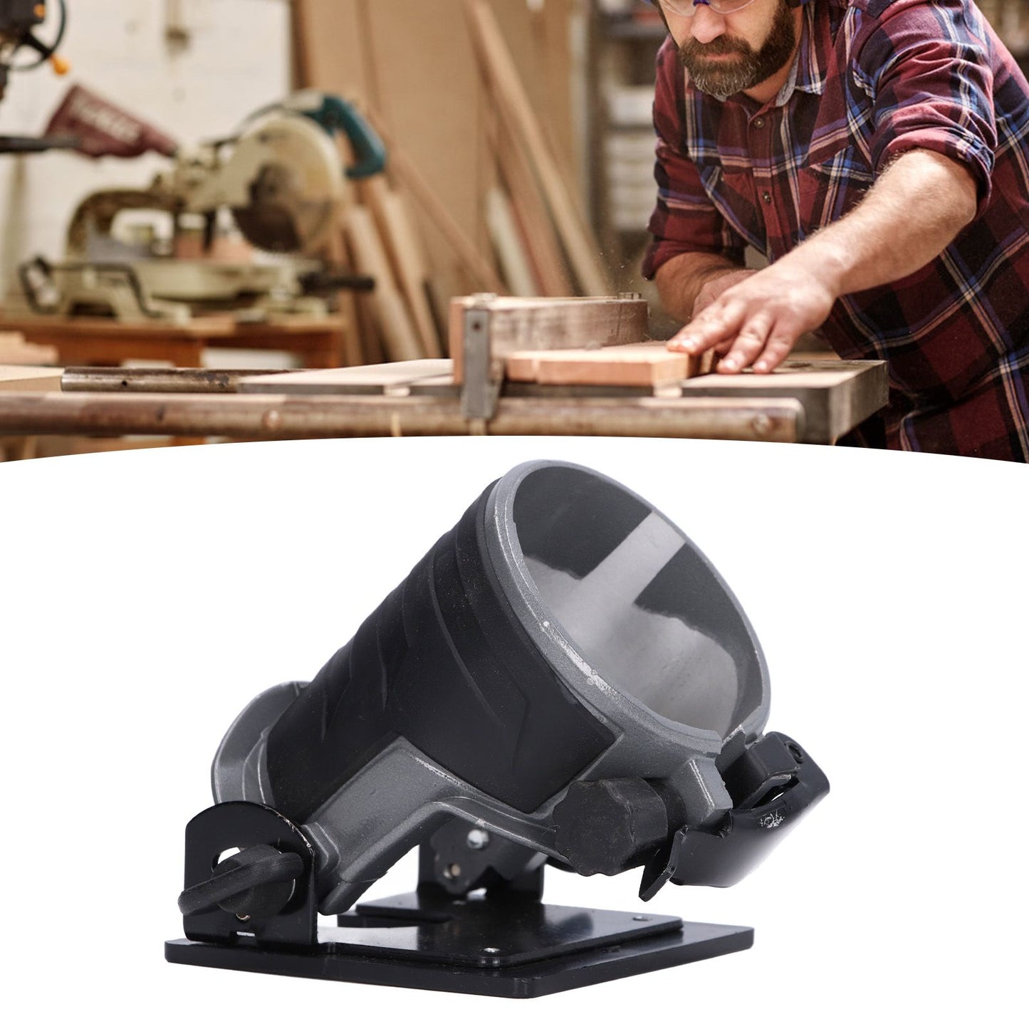 Electric Trimming Machine Base Aluminum Adjustable Woodworking Trimmer Base for Outdoor Garden V1294-YM0523-3111210503711