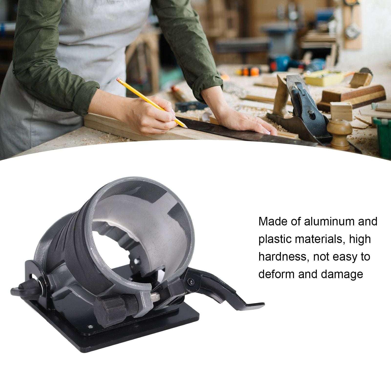 Electric Trimming Machine Base Aluminum Adjustable Woodworking Trimmer Base for Outdoor Garden V1294-YM0523-3111210503711