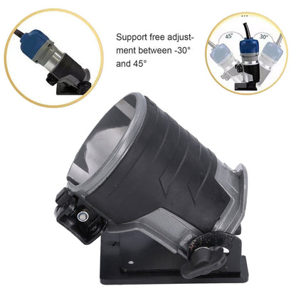 Electric Trimming Machine Base Aluminum Adjustable Woodworking Trimmer Base for Outdoor Garden V1294-YM0523-3111210503711