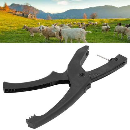 Ear Tag Pliers Antibacterial Automatic Springback Energy Saving TPU Ear Tag Applicator for Pigs Sheep Goats V1294-YM0523-3111210506111