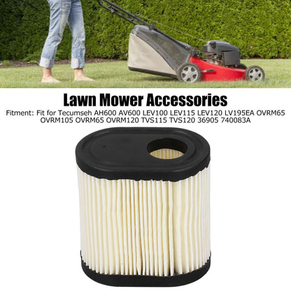 Mower Air Filter Assembly Garden Lawn Mower Filter Accessories for Tecumseh 36905 740083A V1294-YM0523-3111210506611