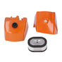 Air Filter with Cylinder Cover Set Plastic Replacement for Stihl 066 MS660 MS650 Chainsaw 000 120 1654 V1294-YM0523-3111210507511