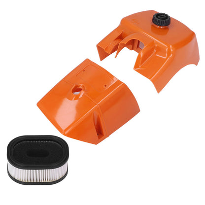 Air Filter with Cylinder Cover Set Plastic Replacement for Stihl 066 MS660 MS650 Chainsaw 000 120 1654 V1294-YM0523-3111210507511