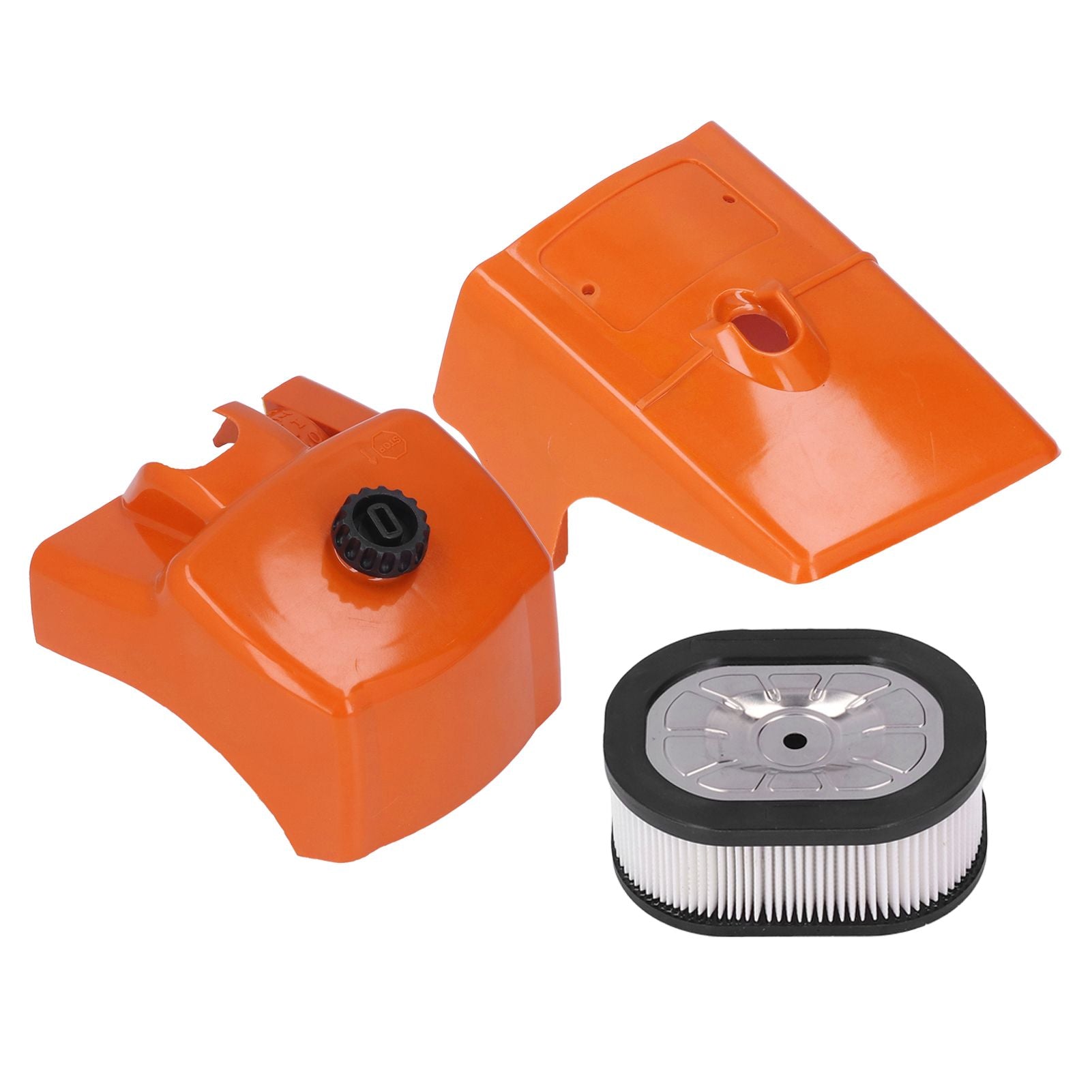Air Filter with Cylinder Cover Set Plastic Replacement for Stihl 066 MS660 MS650 Chainsaw 000 120 1654 V1294-YM0523-3111210507511