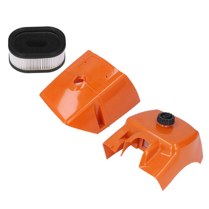 Air Filter with Cylinder Cover Set Plastic Replacement for Stihl 066 MS660 MS650 Chainsaw 000 120 1654 V1294-YM0523-3111210507511