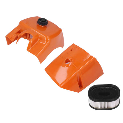 Air Filter with Cylinder Cover Set Plastic Replacement for Stihl 066 MS660 MS650 Chainsaw 000 120 1654 V1294-YM0523-3111210507511