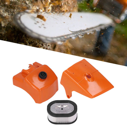 Air Filter with Cylinder Cover Set Plastic Replacement for Stihl 066 MS660 MS650 Chainsaw 000 120 1654 V1294-YM0523-3111210507511