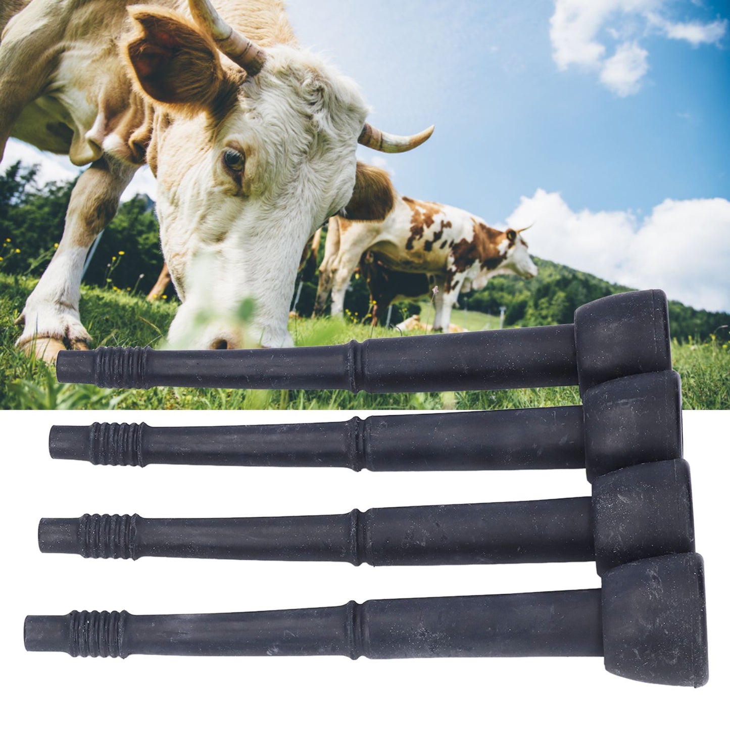 4PCS Silicone Milk Lining Harmless Milking Machine Liner Teat Cup Liner Farm Accessories V1294-YM0523-3111210507811