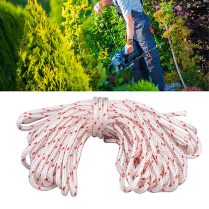 10M Nylon Starter Rope Lawn Mower Chainsaw Trimmer Starter Rope Pull Cord Replacement for STIHL3.5mm / 0.14in V1294-YM0523-3111210508512