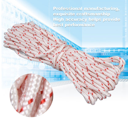 10M Nylon Starter Rope Lawn Mower Chainsaw Trimmer Starter Rope Pull Cord Replacement for STIHL3.5mm / 0.14in V1294-YM0523-3111210508512