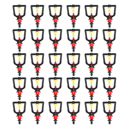 30 Sets Irrigation Sprinkler Water Saving Plastic Nozzle Connector Kit Garden Lawn Accessories V1294-YM0523-3111210509111