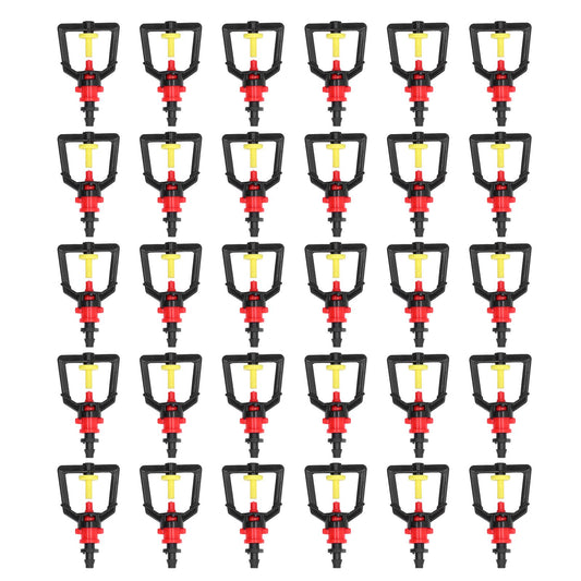 30 Sets Irrigation Sprinkler Water Saving Plastic Nozzle Connector Kit Garden Lawn Accessories V1294-YM0523-3111210509111